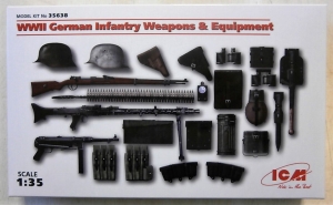 ICM 1/35 35638 WWII GERMAN INFANTRY WEAPONS   EQUIPMENT